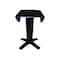 International Concepts 42 in. Solid Wood Round Dual Drop Leaf Dining Pedestal Table - 36.3 in.High in Black K46-42DPT-23B-36 - alternate 5